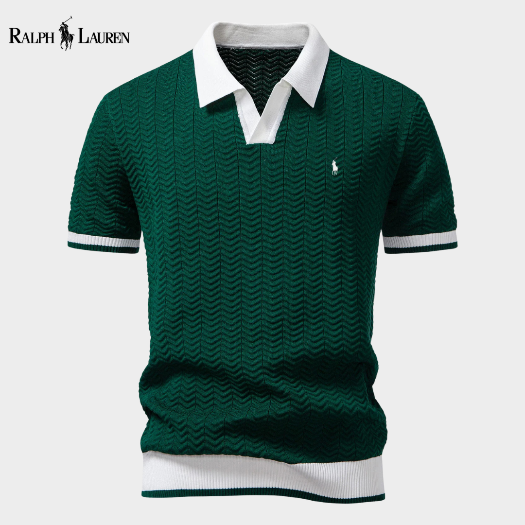 Ꮢalph Lauren™ Polo Prestige a Contrasto
