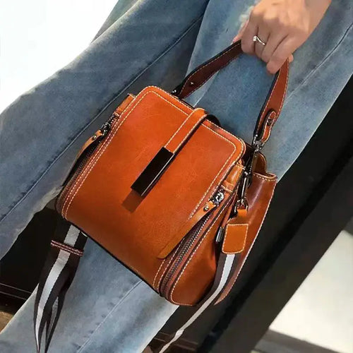 Elegant Genuine Leather Crossbody Bag