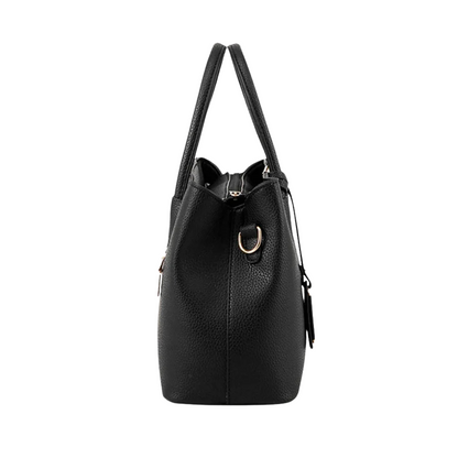 Selene - Elegant Structured Tote Handbag With Detachable Shoulder Strap