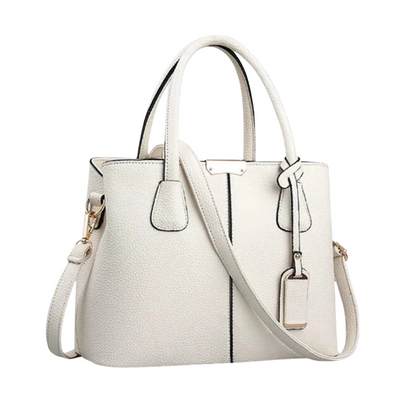 Selene - Elegant Structured Tote Handbag With Detachable Shoulder Strap