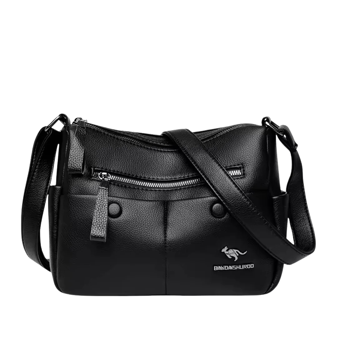 Riley - Classic Everyday Crossbody Bag With Front Zippers