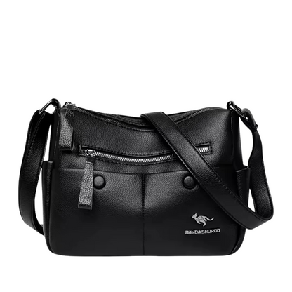 Riley - Classic Everyday Crossbody Bag With Front Zippers