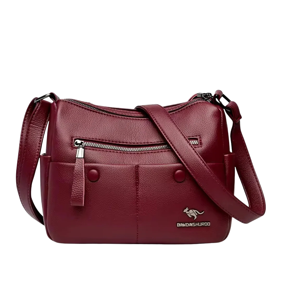 Riley - Classic Everyday Crossbody Bag With Front Zippers