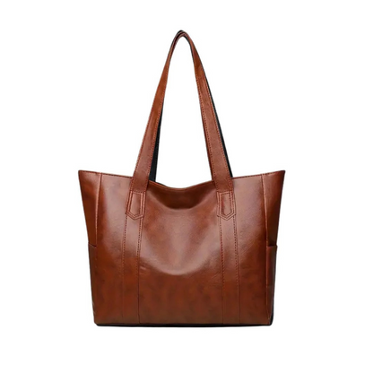 Elena - Classic Large Tote Handbag With Sleek Design