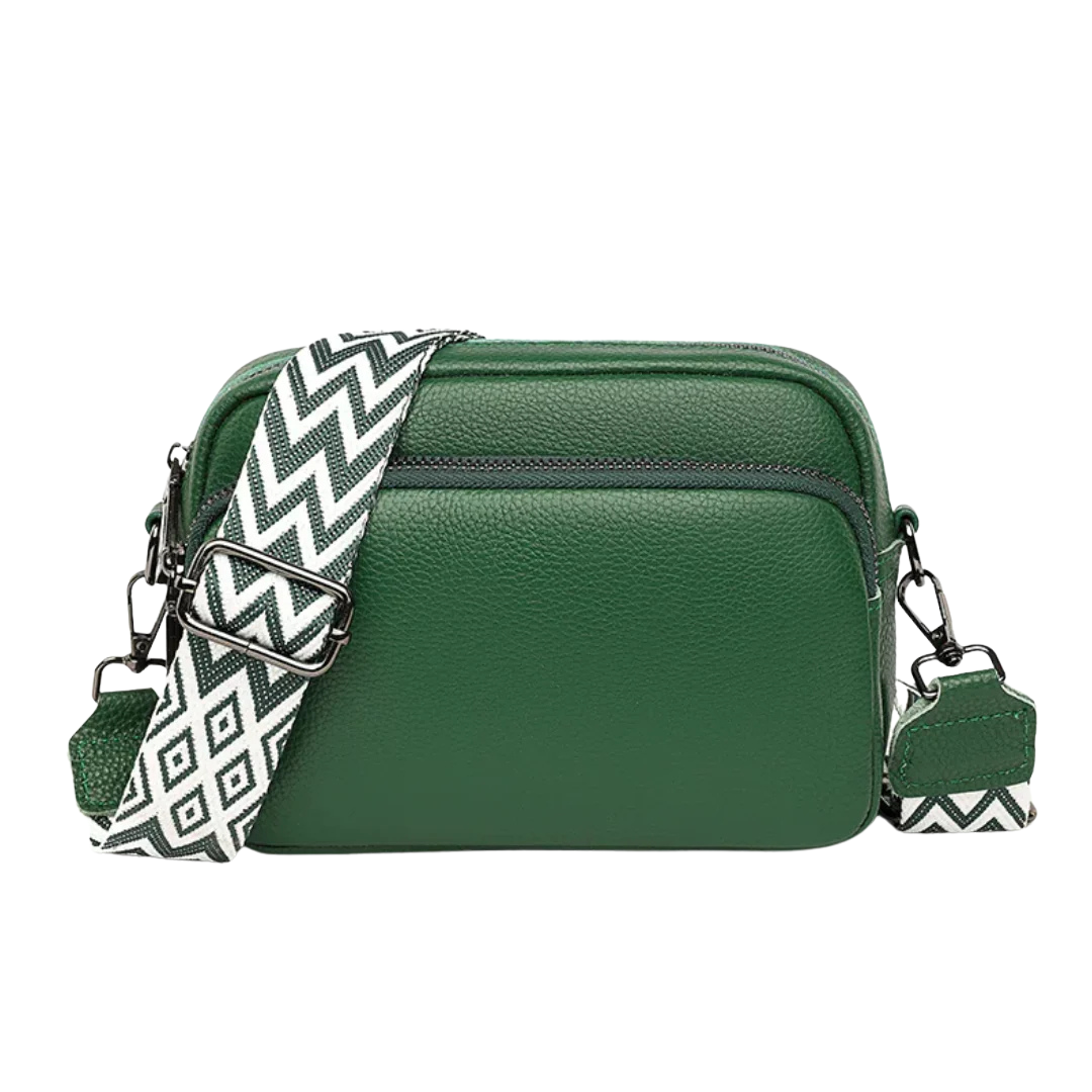Mila - Modern Crossbody Shoulder Bag With Pattern Strap