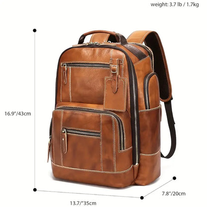 George - Classic Men’s Leather Backpack