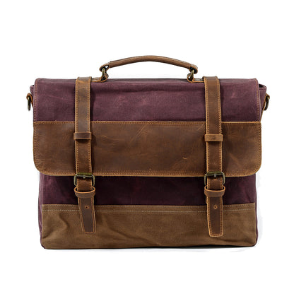 Jack - Water-Resistant Waxed Canvas Messenger Bag