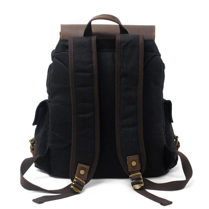 Jacob - Vintage Waxed Canvas Backpack