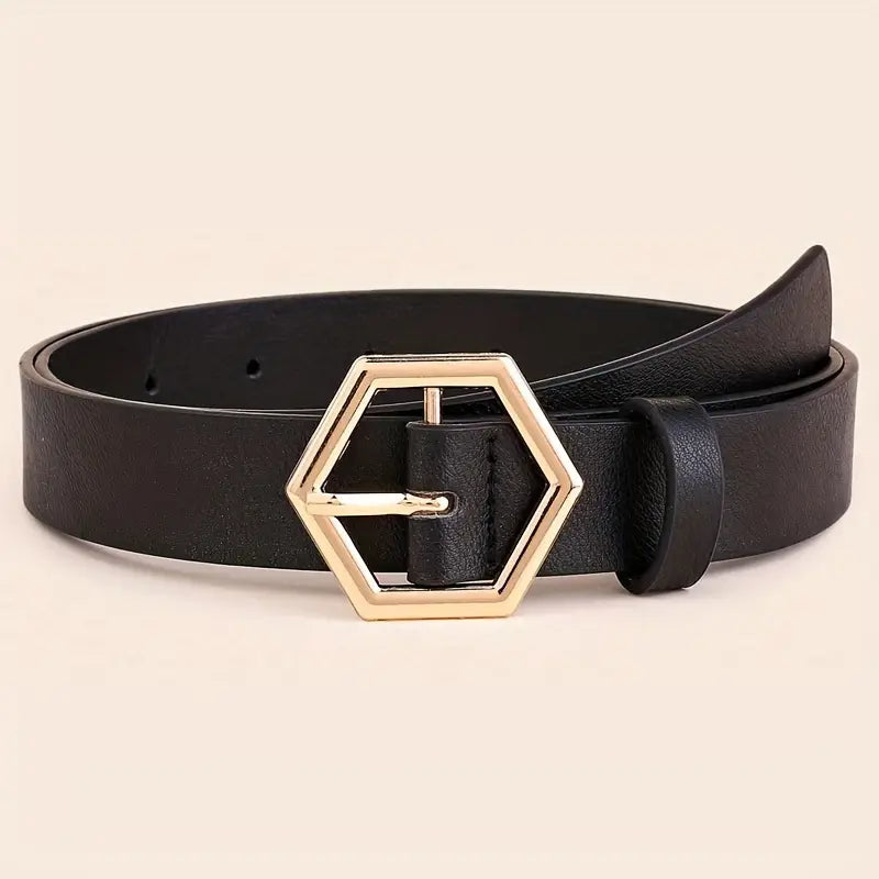 Fine line - Classic ladies' belt made from genuine leather