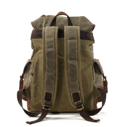 John - Heavy-Duty Canvas Hiking Backpack