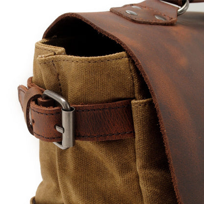 Alexander - Vintage-Style Canvas Crossbody Messenger Bag