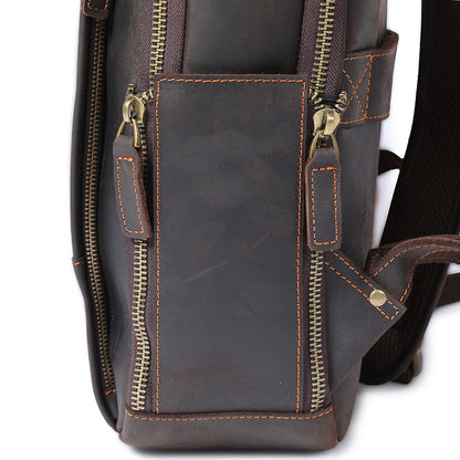 Andrew - Men’s Leather Laptop Rucksack
