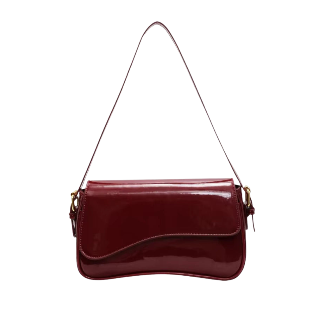 Elle - Minimalist Curved Shoulder Bag With Sleek Design
