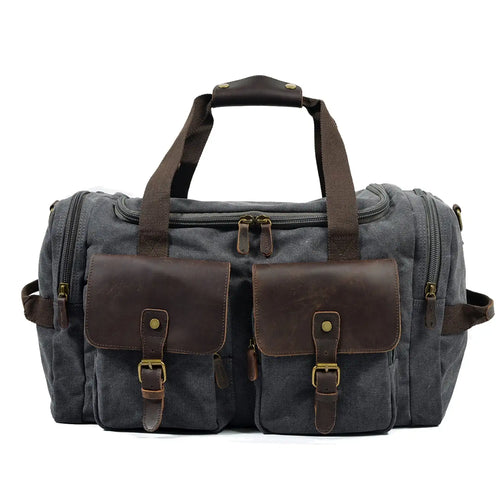 David - Mens Canvas Leather Duffle Bags