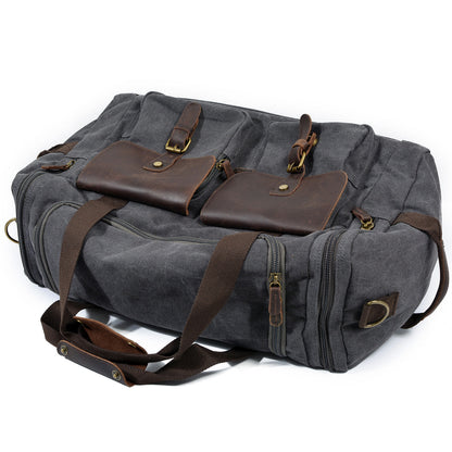 David - Mens Canvas Leather Duffle Bags