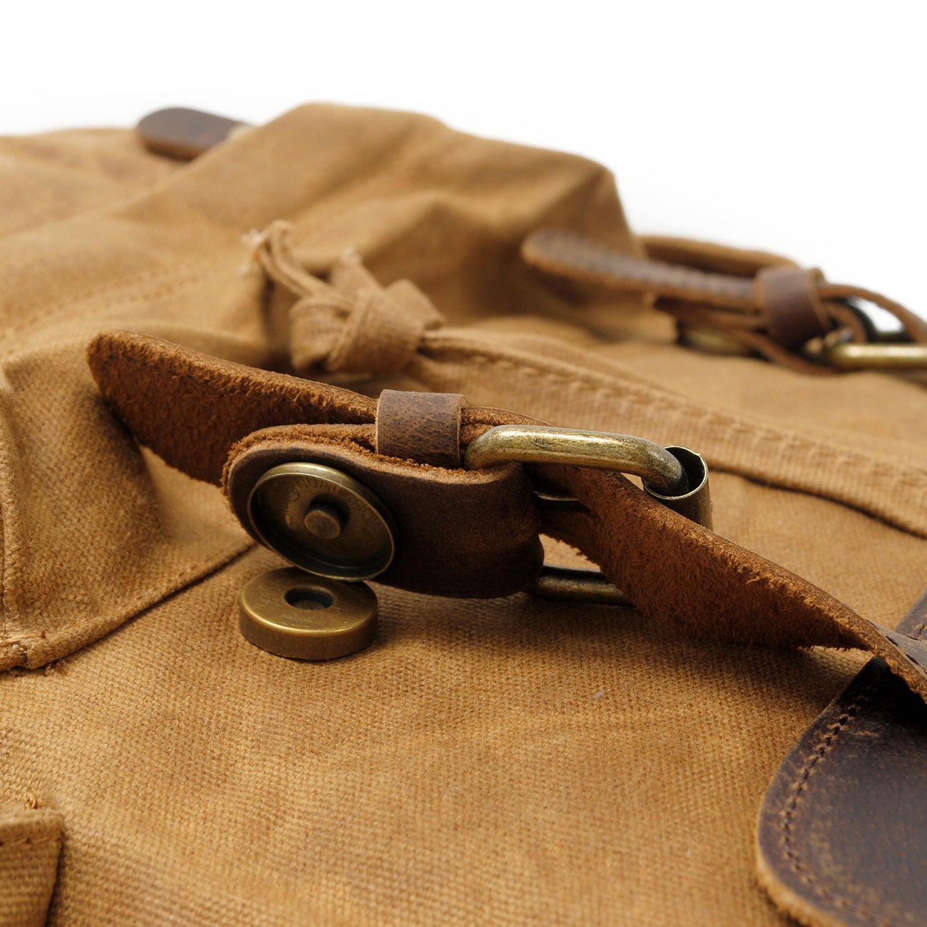 Jacob - Vintage Waxed Canvas Backpack