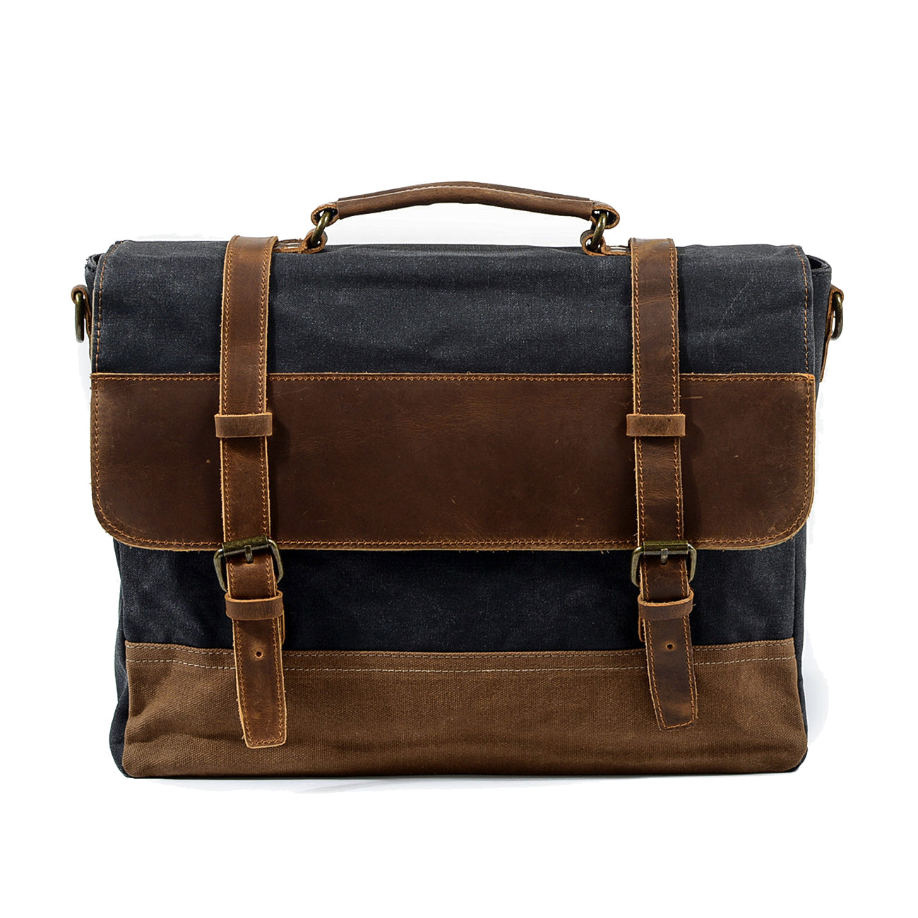 Jack - Water-Resistant Waxed Canvas Messenger Bag